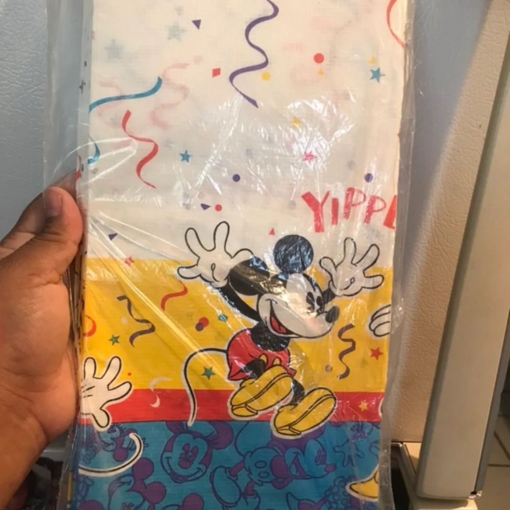 Vintage Disney Mickey party tablecloth